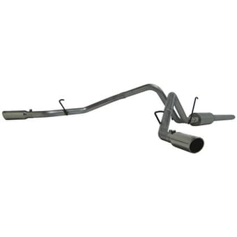 mbrp 2006-2008 dodge ram hemi 1500 5.7l sc/cc-sb cat back dual split side s5128al - image