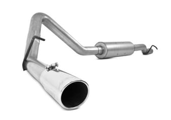 mbrp 08-12 ford f-250/f-350 5.4l v8/6.8l v10/6.2l v8 cc-sb/ec-lb 3in cat back single side exit alum s5216al - image