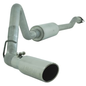 mbrp 98-11 ford ranger 3.0/4.0l cat back single side aluminized exhaust s5226al - image