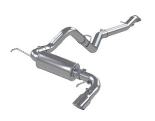 mbrp 2021+ ford bronco 2.3l/2.7l ecoboost 3in aluminized steel catback exhaust s5235al - image