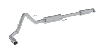 mbrp 2015 ford f-150 5.0l 3in cat back single side exit al exhaust system s5256al - image