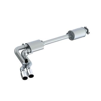 mbrp 15-20 ford f150 t409 pre-axle 4in od tips dual outlet 3in cat back exhaust s5262al - image