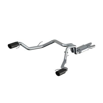 mbrp 17-20 ford f-150 raptor 3.5l ecoboost dual rear exit t409 3in resonater back exhaust system s5264409 - image