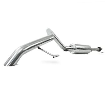 mbrp 2007-2009 toyota fj 4.0l v6 cat back single rear exit off-road tail no tip s5310409 - image