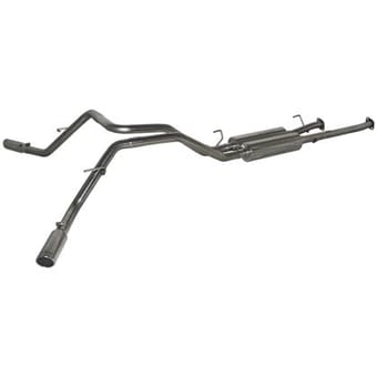 mbrp 2009-2010 toyota tundra 5.7l ec-std. & sb/cc-sb cat back dual split side s5316409 - image