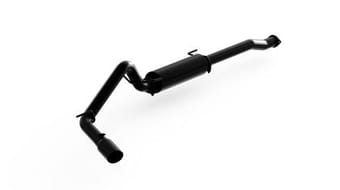 mbrp 2016 toyota tacoma 3.5l cat back single side exit black exhaust system s5338blk - image