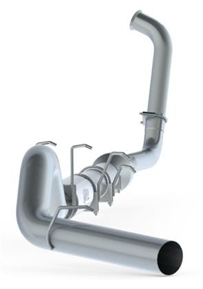 mbrp 16-19 toyota tacoma 3.5l 3in cat back single side exit alum exhaust system s5338p - image