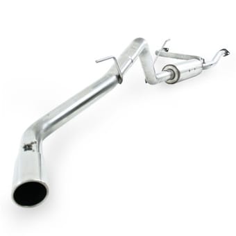 mbrp 05-11 nissan frontier 4.0l v6 single side t409 cat back exhaust s5406409 - image