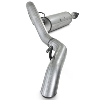 mbrp 04-06 jeep wrangler (tj) unlimited 4 0l i-6 cat back single aluminized exhaust s5520al - image