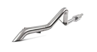 mbrp 12 jeep wrangler/rubicon 3.6l v6 cat back single rear exit off-road 409 exhaust s5530409 - image