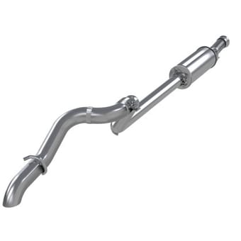 mbrp 18-20 jeep wrangler jl 2.5in single rear exit cat back exhaust - t304 s5533304 - image