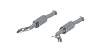 mbrp 03-18 mercedes-benz w463a g-class 3in cat back dual turn down t304 s5600304 - image