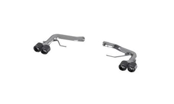 mbrp 14+ porsche macan s/gts/turbo t304 pro series performance exhaust s56023cf - image