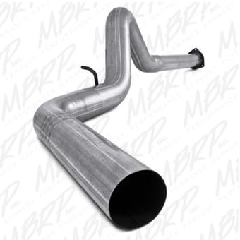 mbrp 2007-2009 chev/gmc 2500/3500 duramax all lmm filter back p series exhaust system s6026p - image