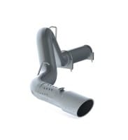 mbrp 11-18 chevy/gmc 2500/3500 5in filter back single side aluminum exhaust system s60360al - image