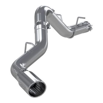 mbrp 2020+ gmc/chevy 2500/3500 6.6l duramax 4in mand bent tubing al-ser cat back single side - alum s6059al - image