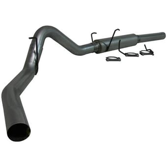 mbrp 2004.5-2007 dodge 2500/3500 cummins 600/610 cat back p series exhaust system s6108p - image