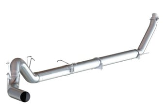 mbrp 2500/3500 cummins 5in turbo back single side exit no muffler al s61120plm - image