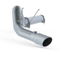 mbrp 10-12 dodge 2500/3500 cummins 6.7l 5in filter back single side alum exhaust system s61340al - image