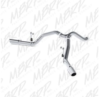 mbrp 14-15 dodge 2500 cummins 6.7l (cc/sb) 4in filter back cool duals al s6163al - image