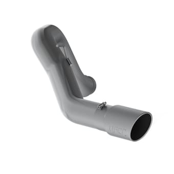 mbrp 13-14 dodge ram 2500/3500 cummins 6.7l 5in filter back exhaust single side exit t409 cc/sb s61650409 - image