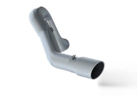 mbrp 13-14 dodge ram 2500/3500 cummins 6.7l 5in filter back exhaust single side exit aluminum cc/sb s61650al - image