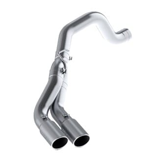 mbrp 13-15 dodge 2500/3500 cummins 6.7l (cc/sb) 4in filter back dual outlet single side t409 s6167409 - image