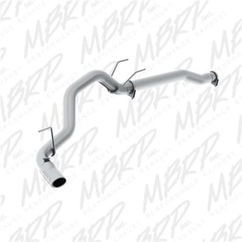 mbrp 2014 dodge ram 1500 3.0l ecodiesel 3.5in filter back exhaust single side exit t409 s6169409 - image