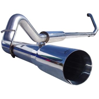 mbrp 1999-2003 ford f-250/350 7.3l turbo back single side s6200304 - image