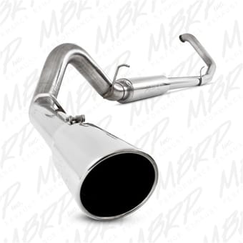 mbrp 1999-2003 ford excursion 7.3l turbo back single side s6204409 - image