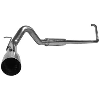 mbrp 2003-2007 ford f-250/350 6.0l 4in turbo back single side off-road t304 stainless s6212304 - image