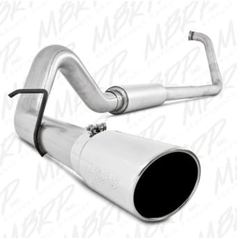 mbrp 2003-2007 ford f-250/350 6.0l turbo back single side off-road s6212al - image