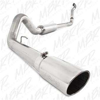 mbrp 1994-1997 ford f-250/350 7.3l turbo back single side off-road s6218409 - image