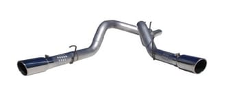 mbrp 2008-2009 ford f250/350/450 6.4 l filter back cool duals s6244al - image