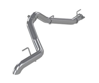 mbrp 2021+ jeep gladiator jt 3.0l ecodiesel xp series t304ss 3in filter back w/ rear turn down s6502409 - image