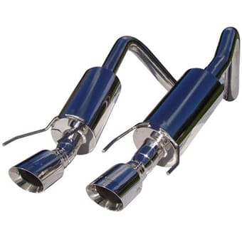 mbrp 2005-2008 chev corvette dual muffler axle back 4 round dual wall tips s7000304 - image