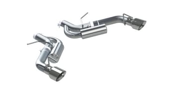 mbrp 16-19 chevrolet camaro ss dual rear exit axle back w/ 4.5in od tips - al (non npp models) s7034al - image