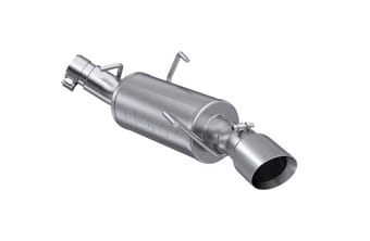 mbrp 05-10 ford mustang v6 3in axle back single rear exit al s7217al - image