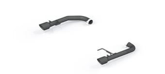 mbrp 2015-2017 ford mustang gt 5.0 2-1/2in axle back kit - black coated 4in od tips included s7276blk - image