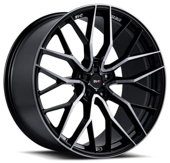 Savini SV-F2 Double Dark Tint w/ Gloss Black