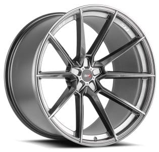 (huge savings) 20x9.5 savini sv-f4 gloss graphite (flow form) (custom) - image