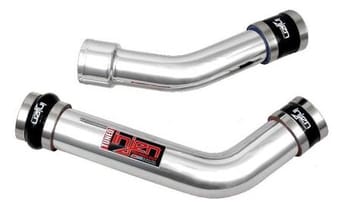 injen 2009 lancer ralliart 2.0l turbo polished upper intercooler pipe kit ses1837icp - image