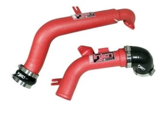 injen 11-14 nissan juke 1.6l nismo turbo upper intercooler piping kit - wrinkle red ses1900icpwr - image
