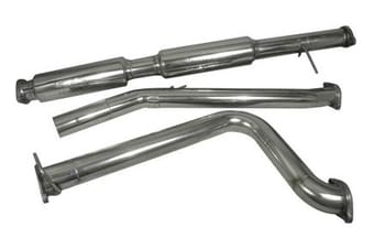 injen 2013 dodge dart 1.4l (t) catback stainless steel single outlet 3in race inspired exhaust ses5040 - image