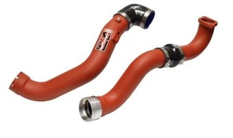 injen 16-20 chevrolet camaro 2.0l turbo wrinkle red intercooler piping ses7300icpwr - image