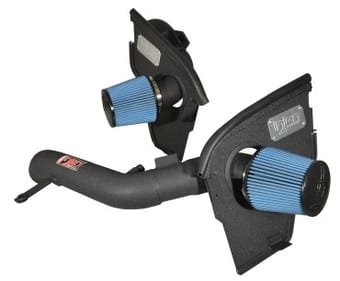 injen 2015 m3/m4 3.0l twin turbo wrinkle black short ram 2pc. intake system w/ mr technology sp1116wb - image