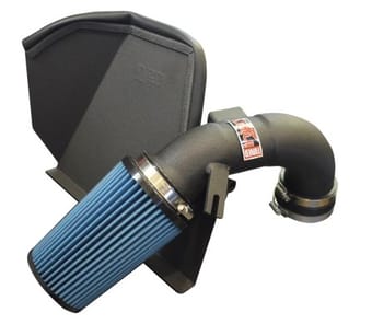 injen 16-18 bmw 330i b48 2.0l (t) wrinkle black cold air intake sp1123wb - image
