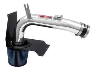 injen 2014 subaru impreza wrx/sti 2.5l 4 cyl.(turbo) polished cold air intake w/ heat shield sp1205p - image