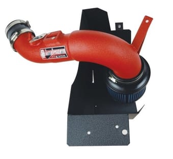 injen 17-19 honda civic type r 2.0t wrinkle red short ram air intake sp1583wr - image
