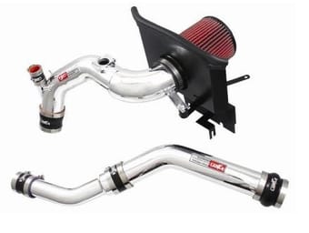 injen 2008-14 mitsubishi evo x 2.0l 4cyl polished short ram intake sp1899p - image